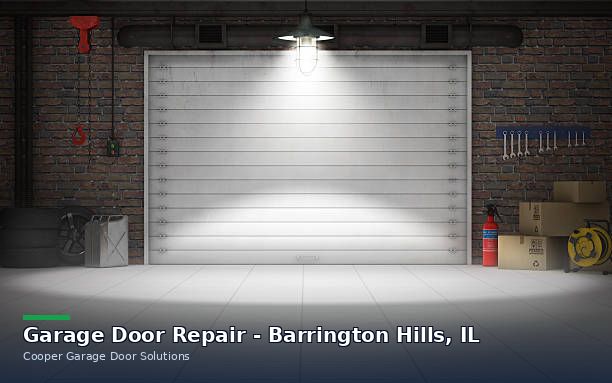 Garage door repair in Barrington Hills, IL by Cooper Garage Door Solutions INC