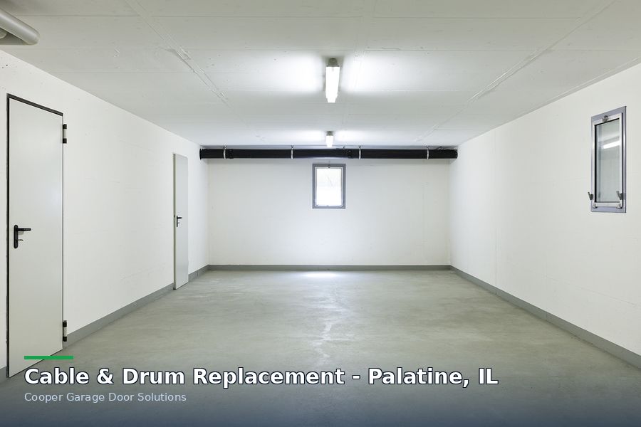 Cable & Drum Replacement in Palatine, IL by Cooper Garage Door Solutions INC