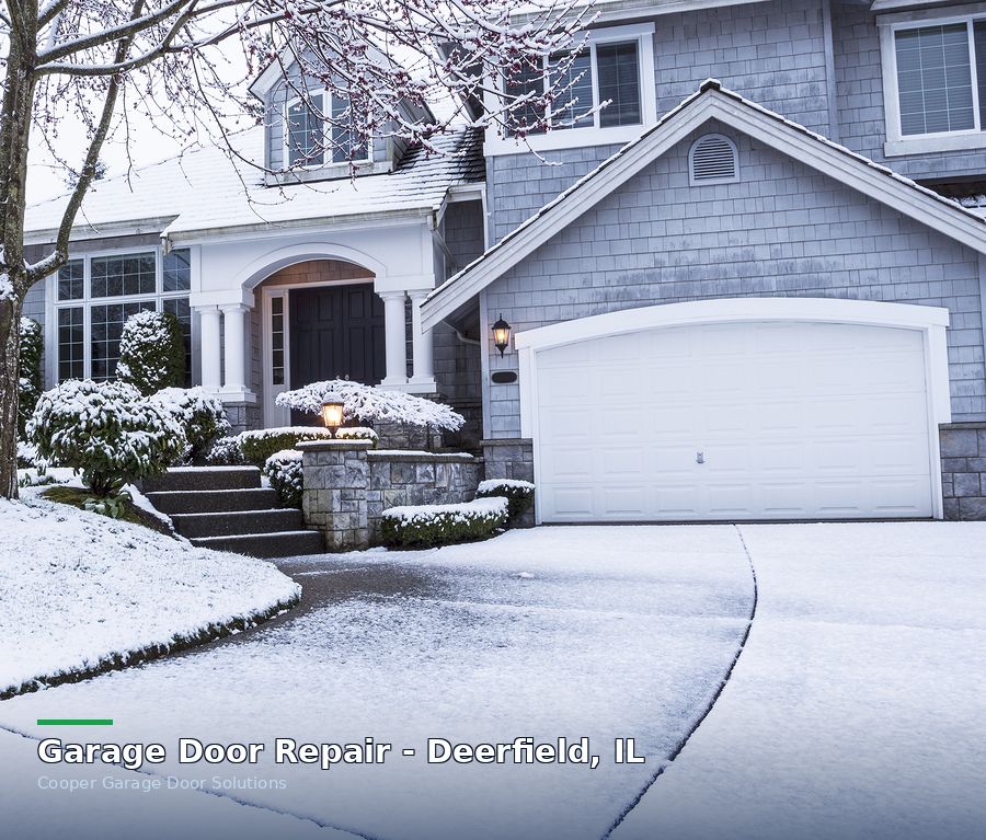 Garage door repair in Deerfield, IL by Cooper Garage Door Solutions INC