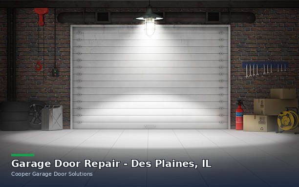 Garage door repair in Des Plaines, IL by Cooper Garage Door Solutions INC