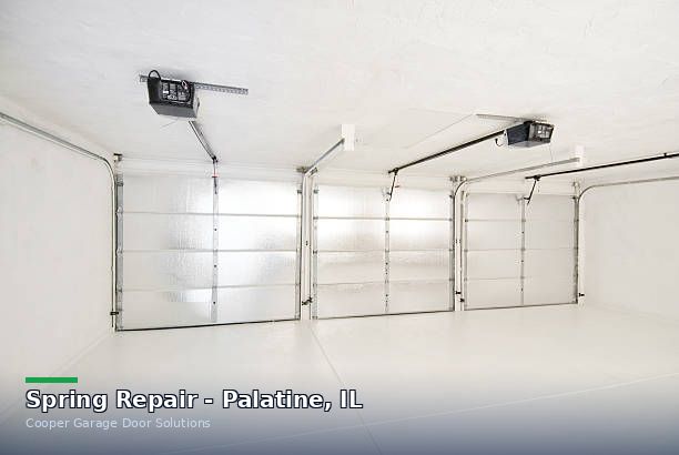 Garage door services in Palatine, IL by Cooper Garage Door Solutions INC