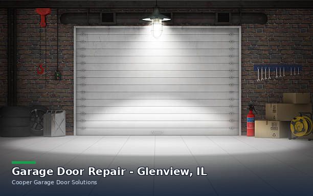 Garage door repair in Glenview, IL by Cooper Garage Door Solutions INC