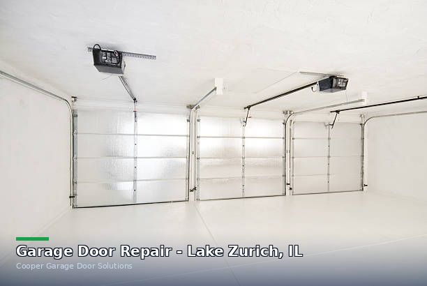 Garage door repair in Lake Zurich, IL by Cooper Garage Door Solutions INC