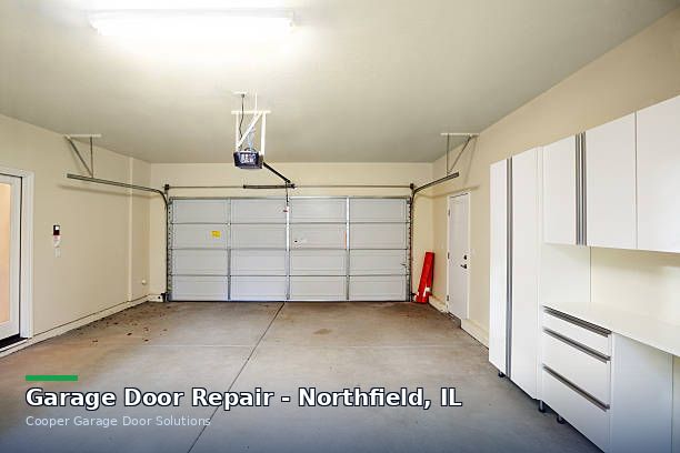 Garage door repair in Northfield, IL by Cooper Garage Door Solutions INC