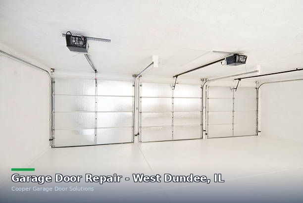 Garage door repair in West Dundee, IL by Cooper Garage Door Solutions INC