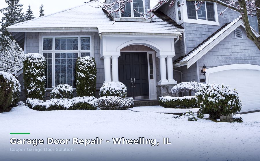 Garage door repair in Wheeling, IL by Cooper Garage Door Solutions INC
